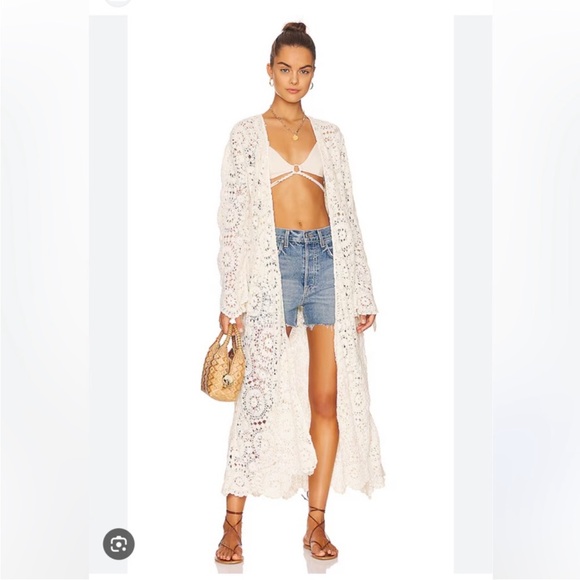 Free People Melanie Crochet Duster - Picture 4 of 7